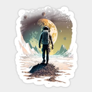 Moon Explorer Sticker